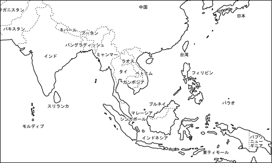 インドネシア,フィリピン,インド